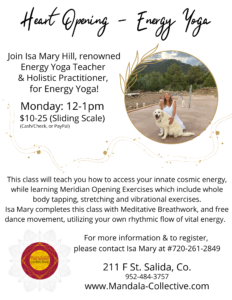 Energy Yoga w/ Isa Mary Hill @ Mandala Collective